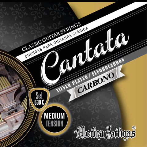 [630c] Encordado Cantata Carbono Plateado Guitarra Clásica Tensión Media