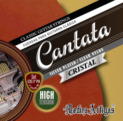 [620-3ºG] Encordado Cantata Plateado Guitarra Clásica Con 3º Especial Tensión Alta