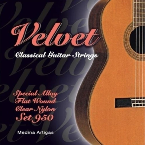 [950] Encordado Velvet Guitarra Clásica Entorchado Liso